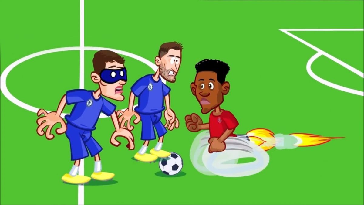 انیمیشن طنز بازی چلسی 0-3 بایرن مونیخ