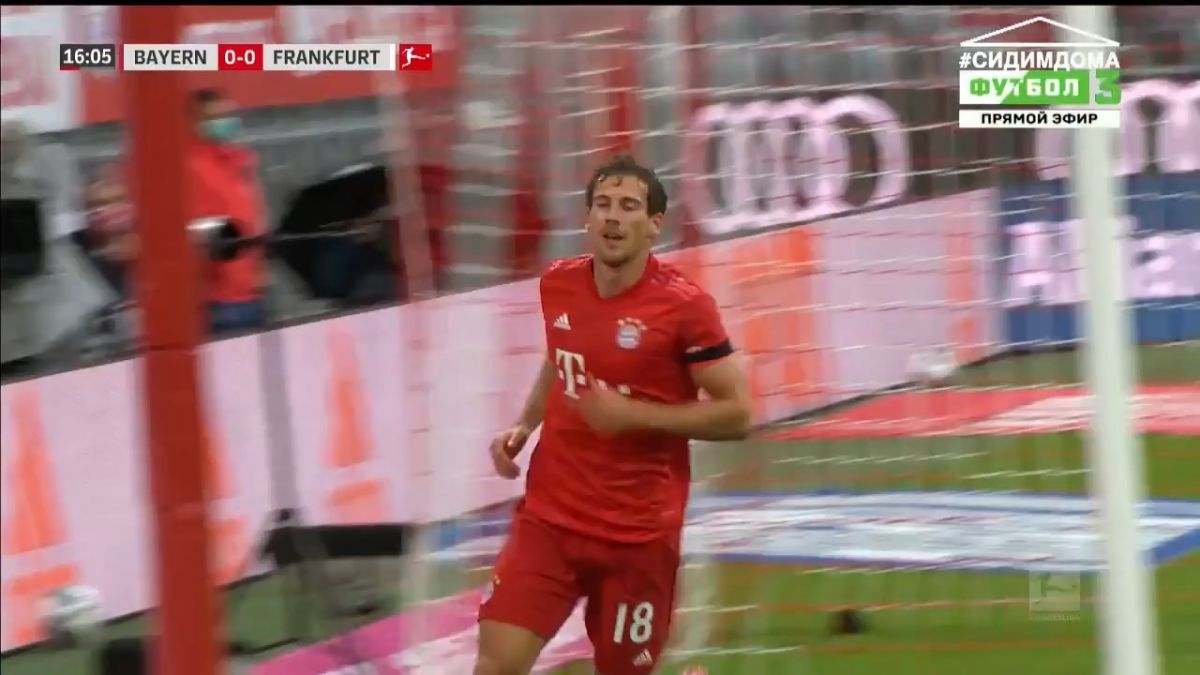 گل اول بایرن مونیخ به فرانکفورت (گورتسکا)