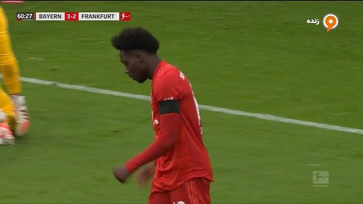 گل چهارم بایرن مونیخ به فرانکفورت (دیویس)