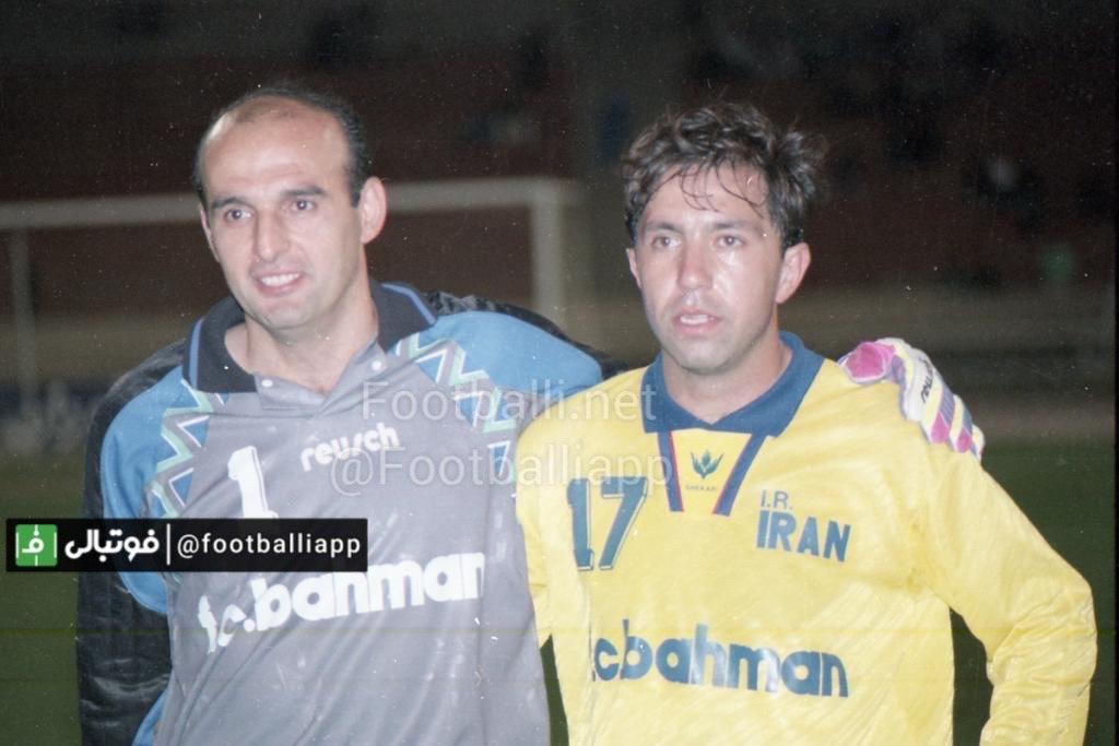 على اصغرمديرروستا و احمدسجادى مهاجم و دروازه بان بهمن در سال ٧٤