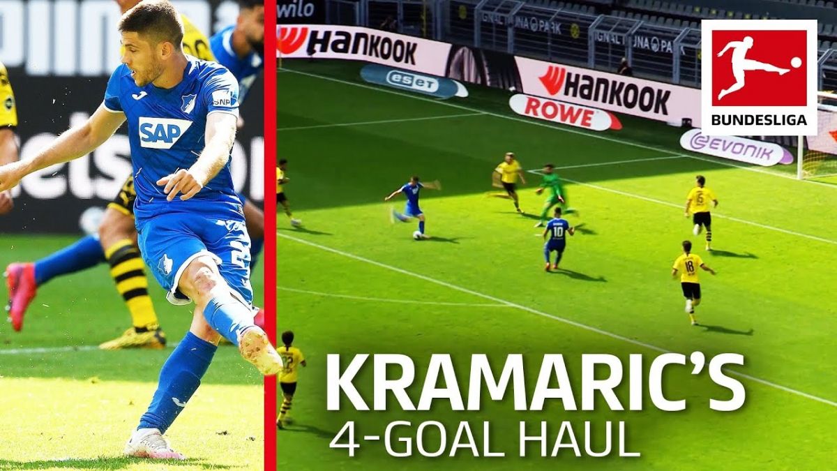 آندری کراماریچ، اولین بازیکن تاریخ هوفن هایم با 4گل در یک بازی!