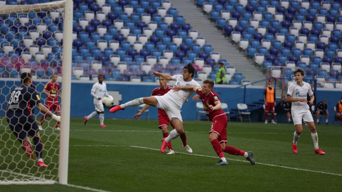 گل اول زنیت به تامبوف توسط سردار آزمون