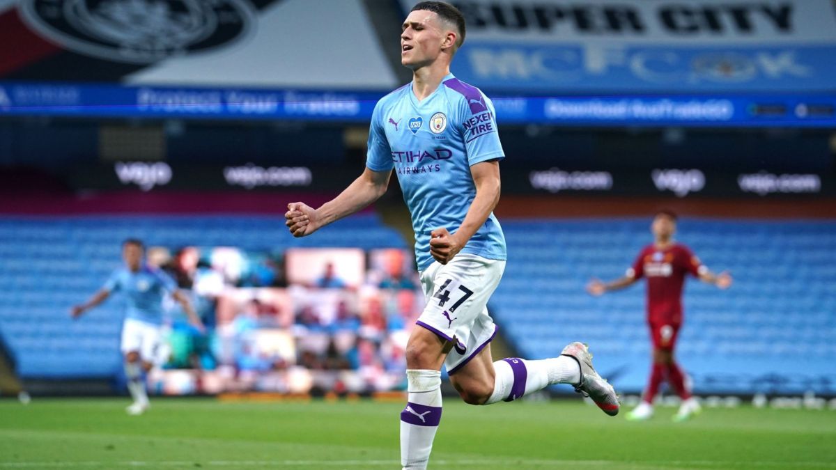 گل سوم منچستر سیتی به لیورپول (فودن)