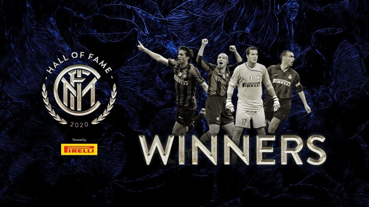 ژولیو سزار، برگومی، میلیتو و کامبیاسو در تالار مشاهیر اینتر