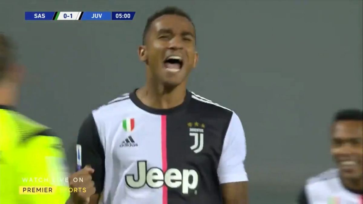 گل اول یوونتوس به ساسولو (گل زیبای دنیلو)