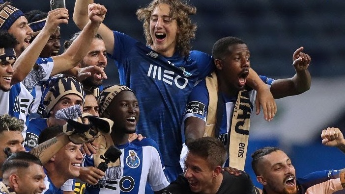 جشن قهرمانی پورتو در لیگ پرتغال 2019-2020