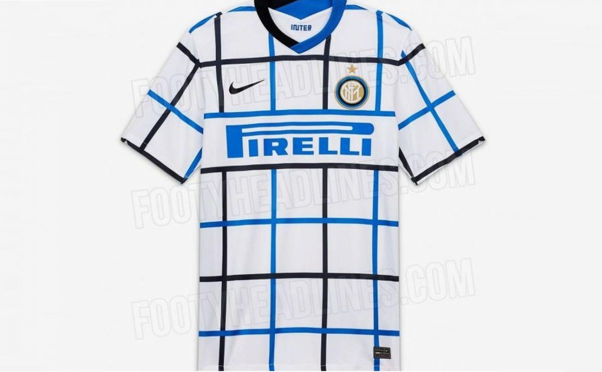 تصویر لو رفته از طرح لباس دوم اینتر میلان برای فصل ۲۱-۲۰۲۰