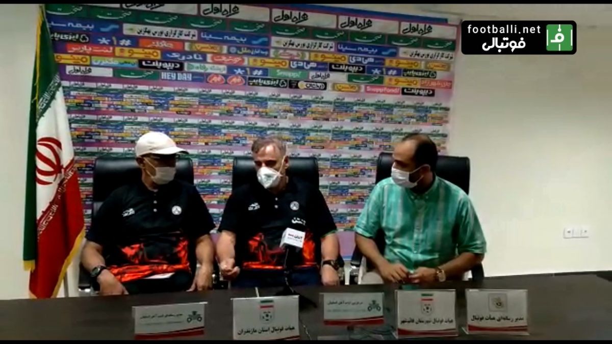 کنفرانس خبری لوکا بوناچیچ بعد از تساوی ذوب آهن مقابل نساجی