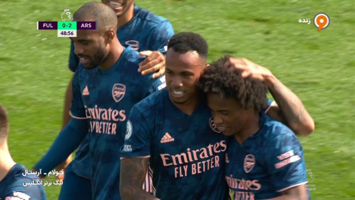 گل دوم آرسنال به فولام (گابریل)