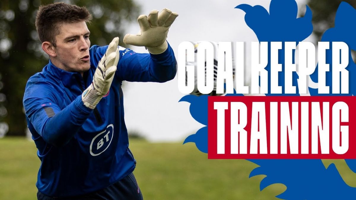 تمرین دروازه بانان تیم ملی انگلیس (17 مهر)