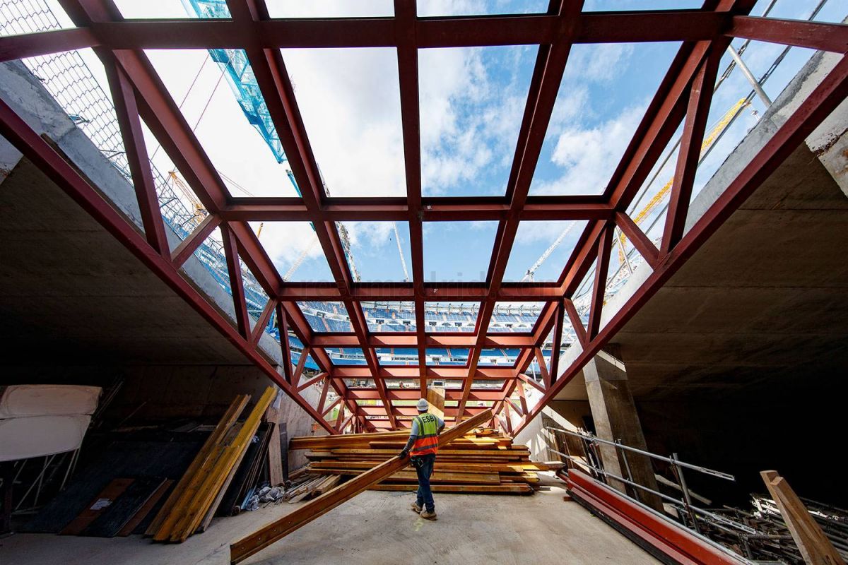 گزارش تصویری؛ در حال حاضر در سانتیاگو برنابئو چه خبر است؟