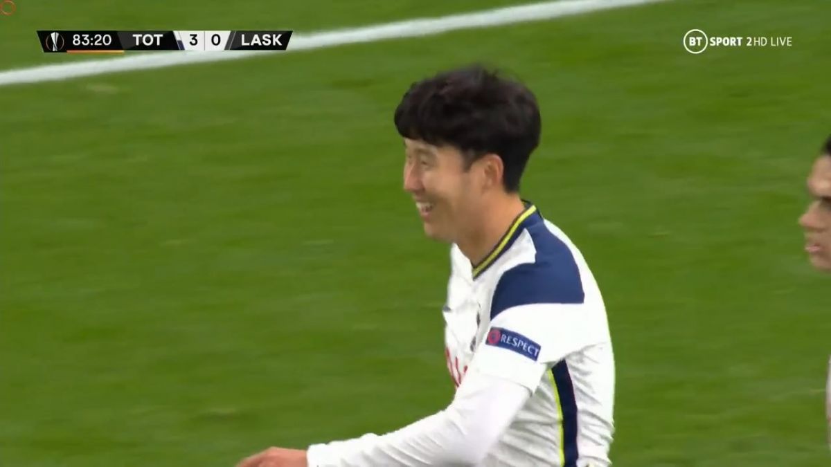 گل سوم تاتنهام به لاسک (سون)