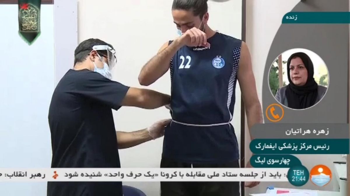 گفت و گو با دکتر زهره هراتیان درباره تست تیم های لیگ برتری در ایفمارک