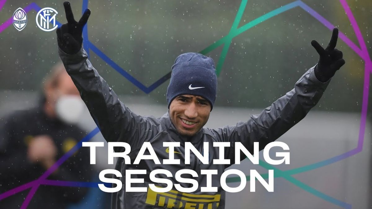 آخرین تمرین اینتر پیش از بازی با شاختار