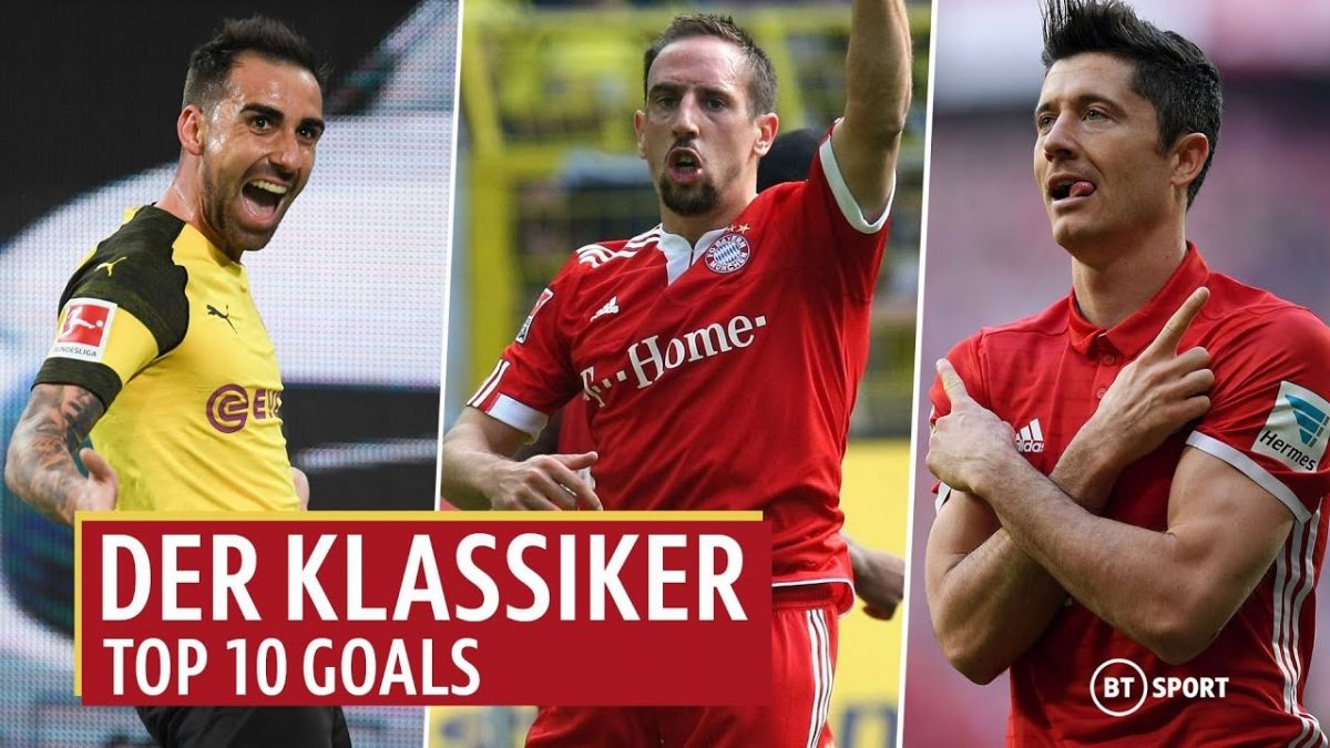 10 گل برتر دیدارهای بایرن مونیخ و دورتموند