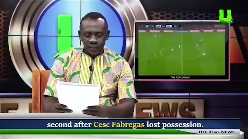 این شما و این گوینده اخبار ورزشی آفریقا در خصوص بازی چلسی و بارسلونا!