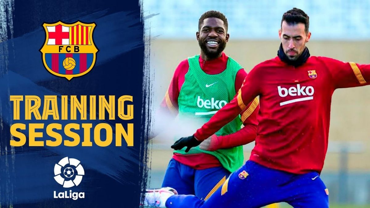 تمرین امروز بارسلونا (19 آذر)