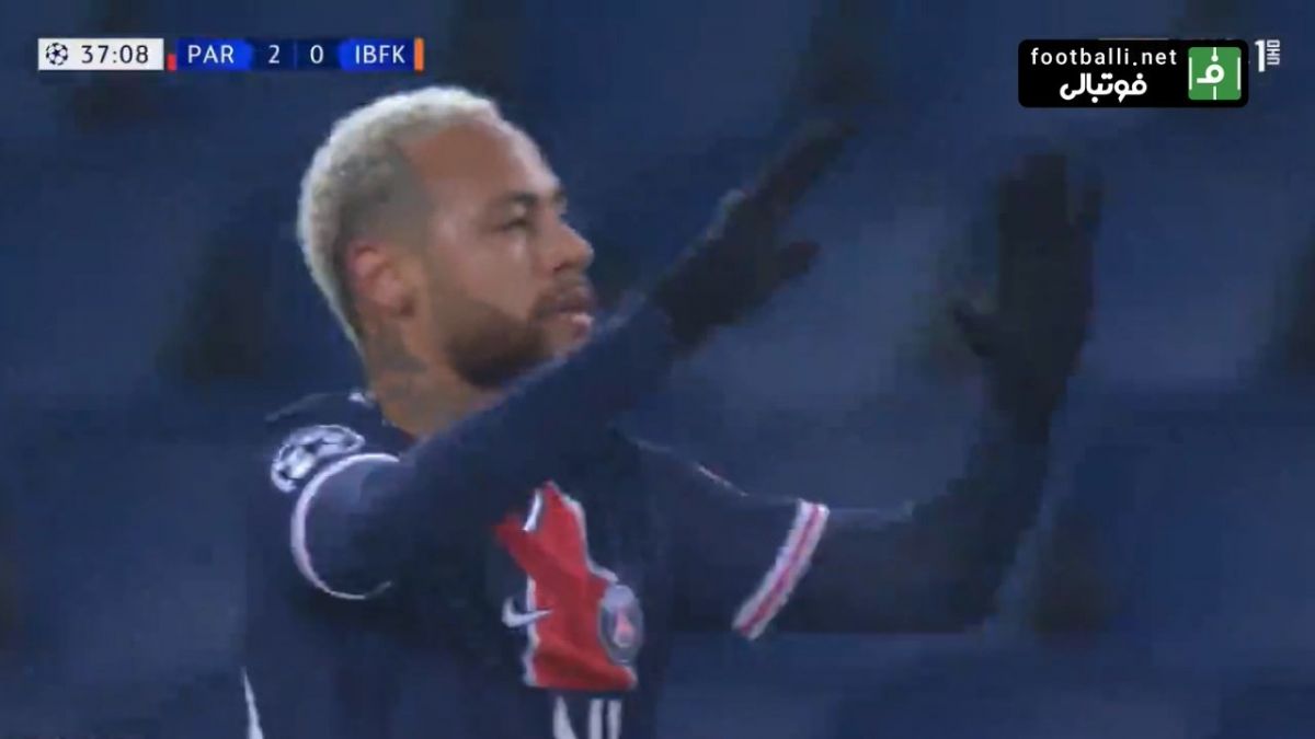 گل دوم پاری سن ژرمن به باشاک شهیر (دبل نیمار)