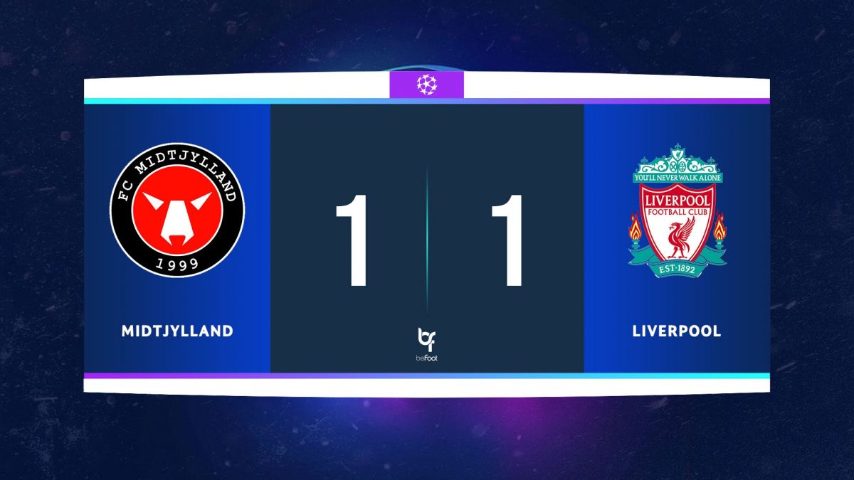 خلاصه بازی میدتیلند 1-1 لیورپول