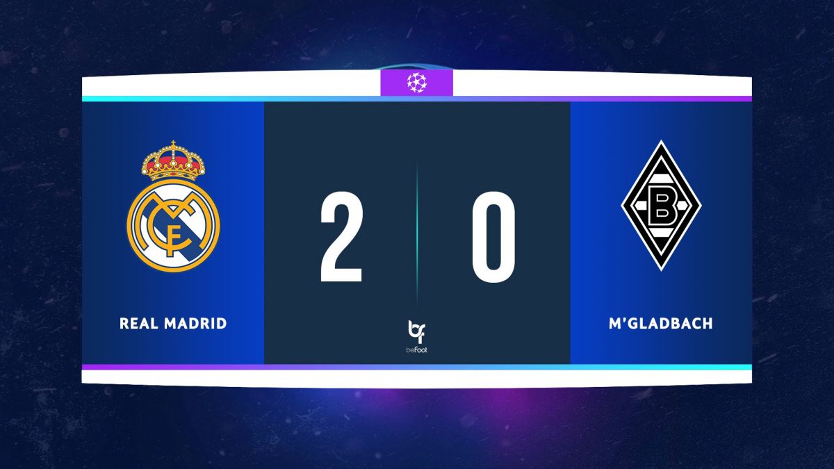 خلاصه بازی رئال مادرید 3-0 مونشن گلادباخ