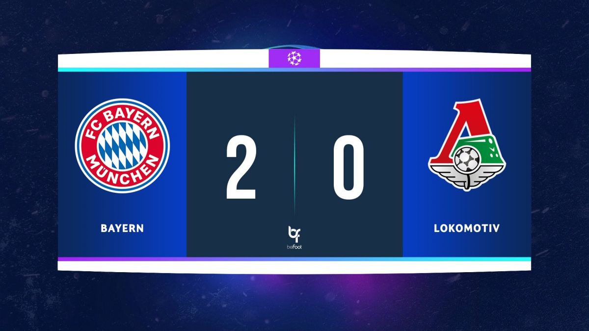 خلاصه بازی بایرن مونیخ 2-0 لوکوموتیو مسکو
