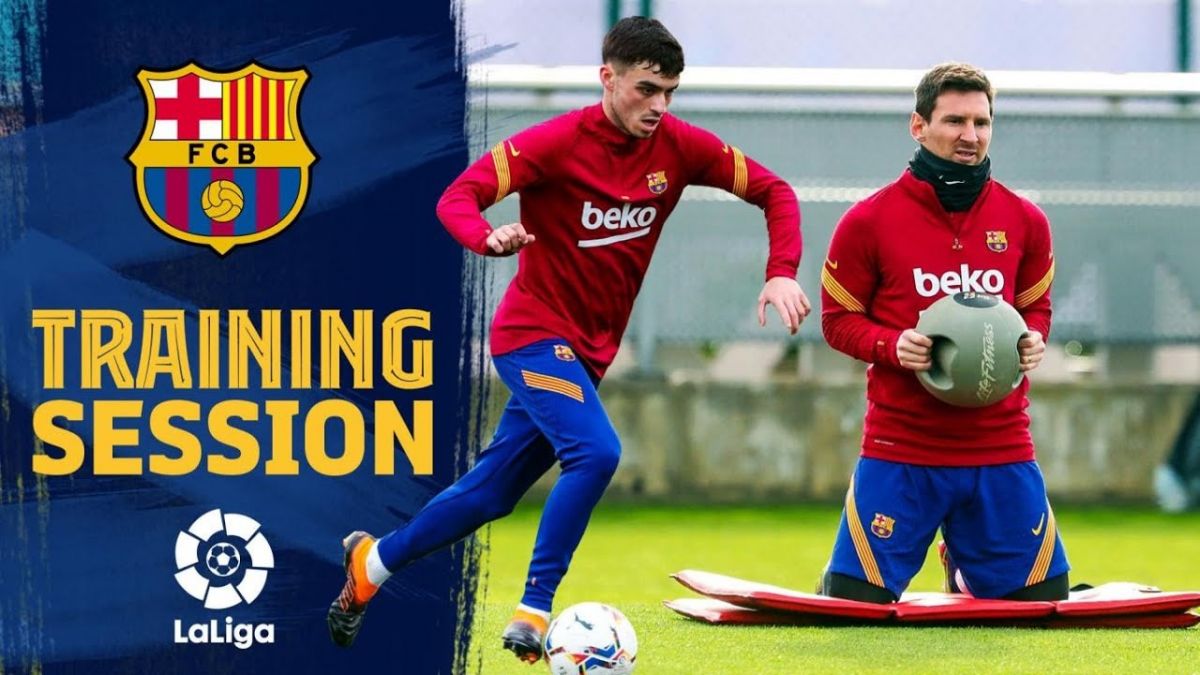 تمرین امروز بارسلونا (21 آذر)