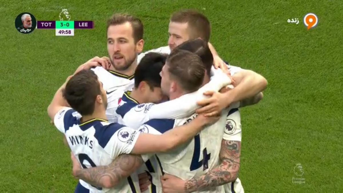 گل سوم تاتنهام به لیدزیونایتد (توبی آلدرویرلد)