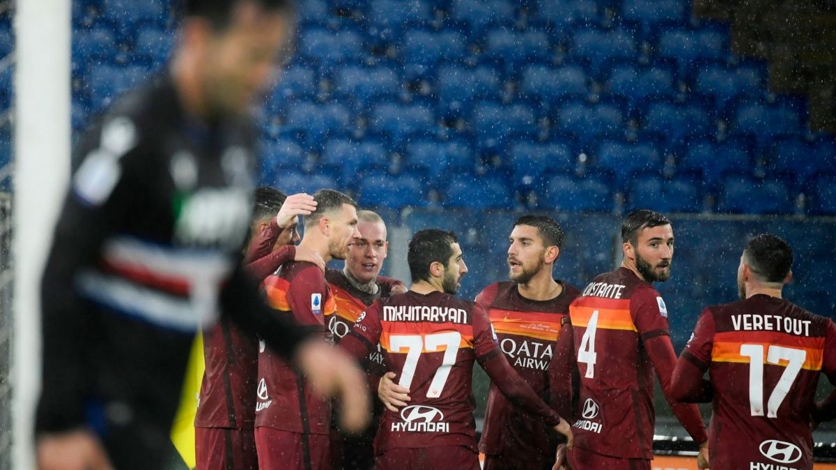 خلاصه بازی رم 1-0 سمپدوریا