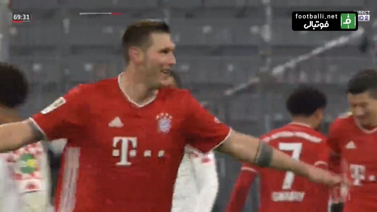 گل سوم بایرن مونیخ به ماینتس (سوله)