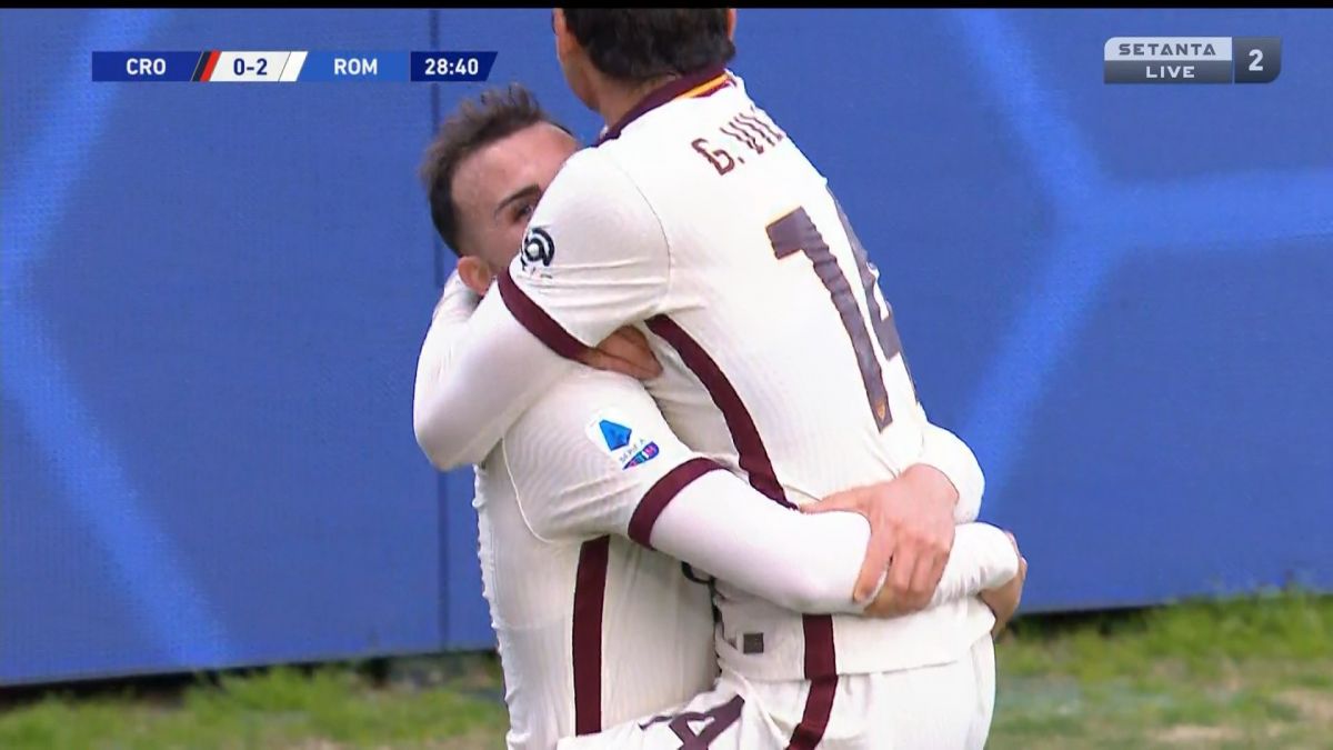 گل دوم رم به کروتونه (سوپرگل مایورال)