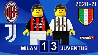 شبیه سازی بازی میلان 1-3 یوونتوس با عروسک لگو