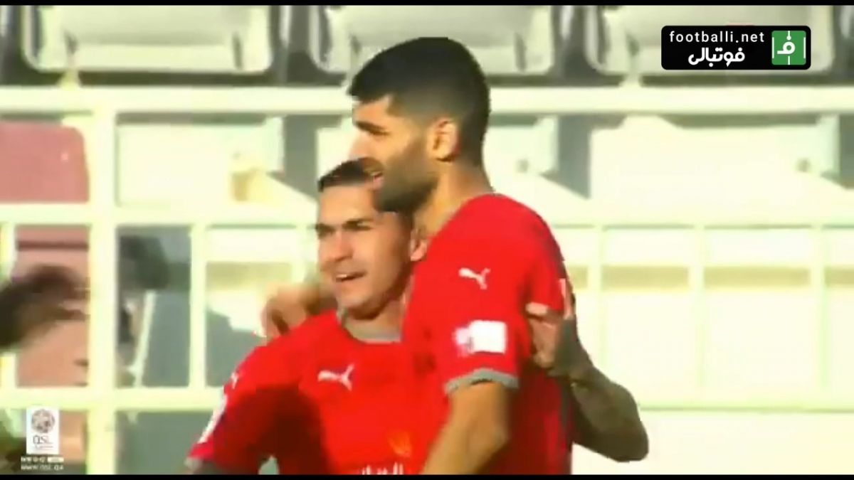 گل سوم الدحیل به الوکره روی پاس گل علی کریمی