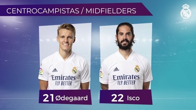 اسامی بازیکنان رئال مادرید برای تقابل با اوساسونا