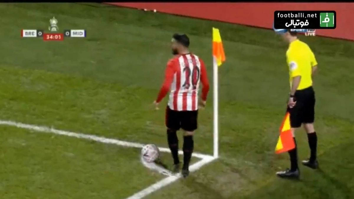 گل اول برنتفورد به میدلزبرو روی پاس گل سامان قدوس