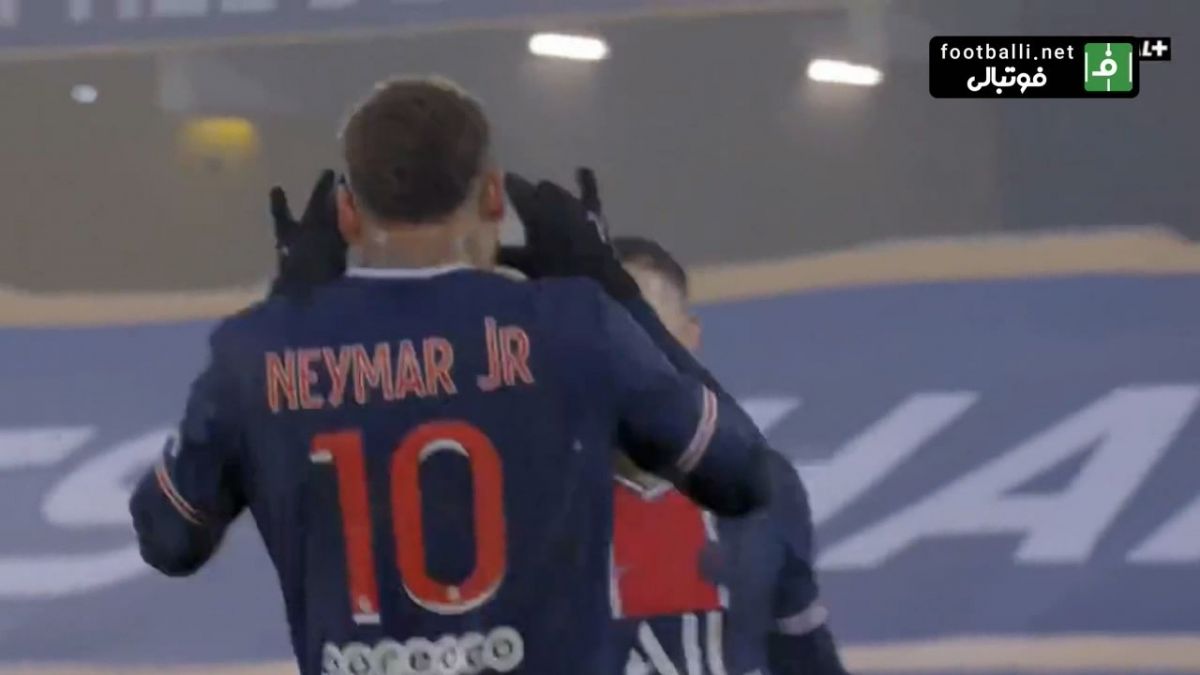 گل دوم پاری سن ژرمن به مارسی (نیمار - پنالتی)