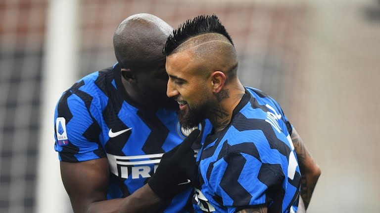 گل اول اینتر به یوونتوس (ویدال)