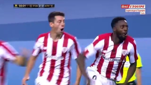گل سوم بیلبائو به بارسلونا (سوپرگل ویلیامز)