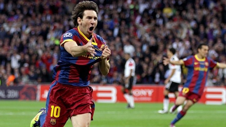 عملکرد درخشان مسی در فینال لیگ قهرمانان اروپا 2011