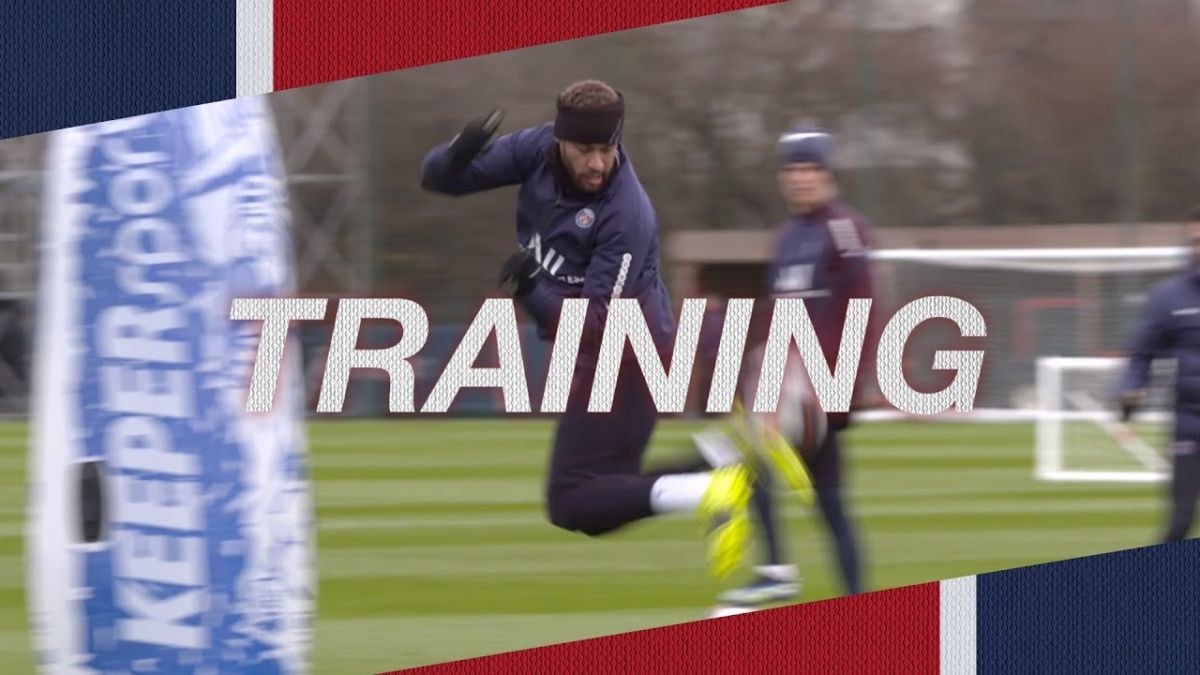 تمرین شوتزنی بازیکنان پاری سن ژرمن