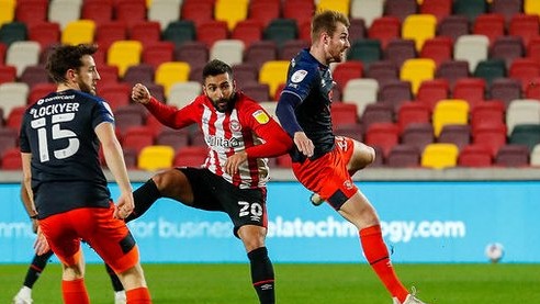 گل اول برنتفورد به لوتون (سامان قدوس)