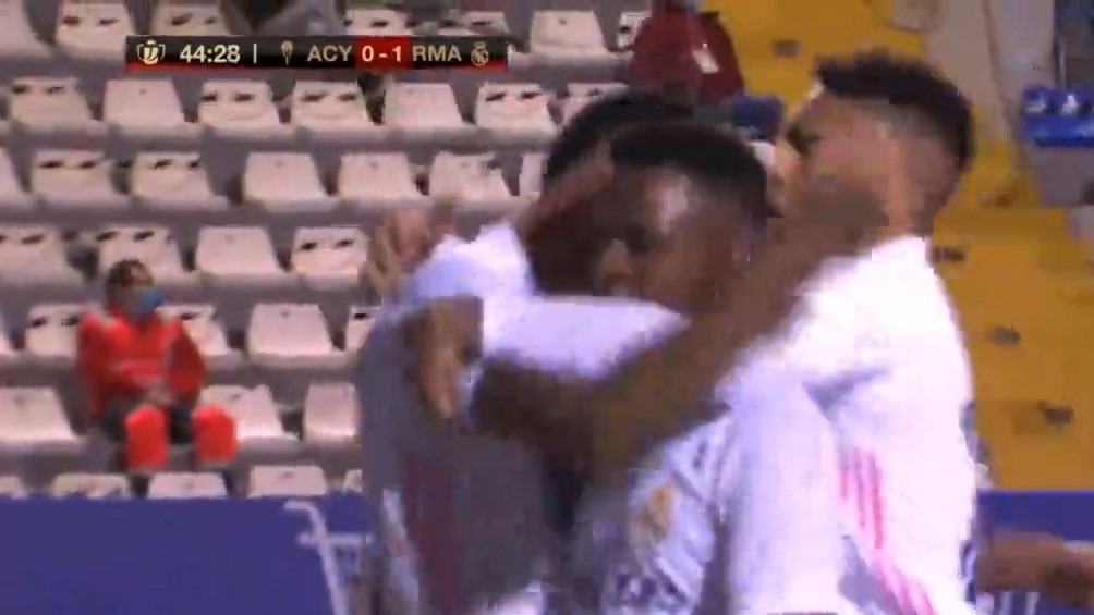 گل اول رئال مادرید به آلکویانو (میلیتائو)