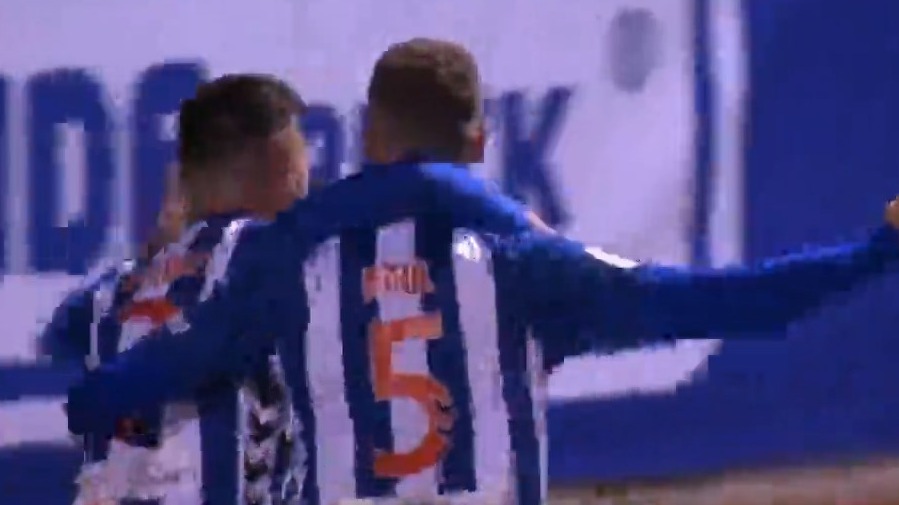 گل اول آلکویانو به رئال مادرید (خوزه)