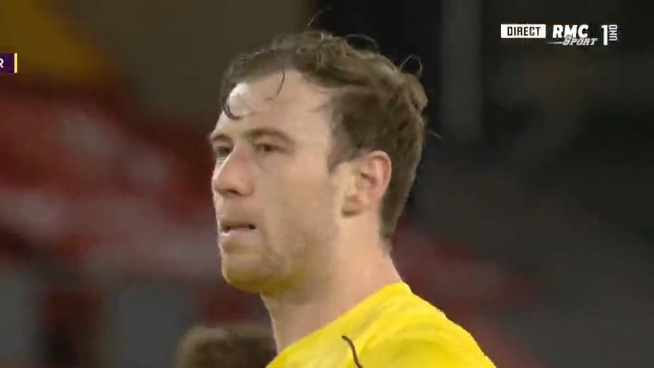 گل اول برنلی به لیورپول (بارنز)