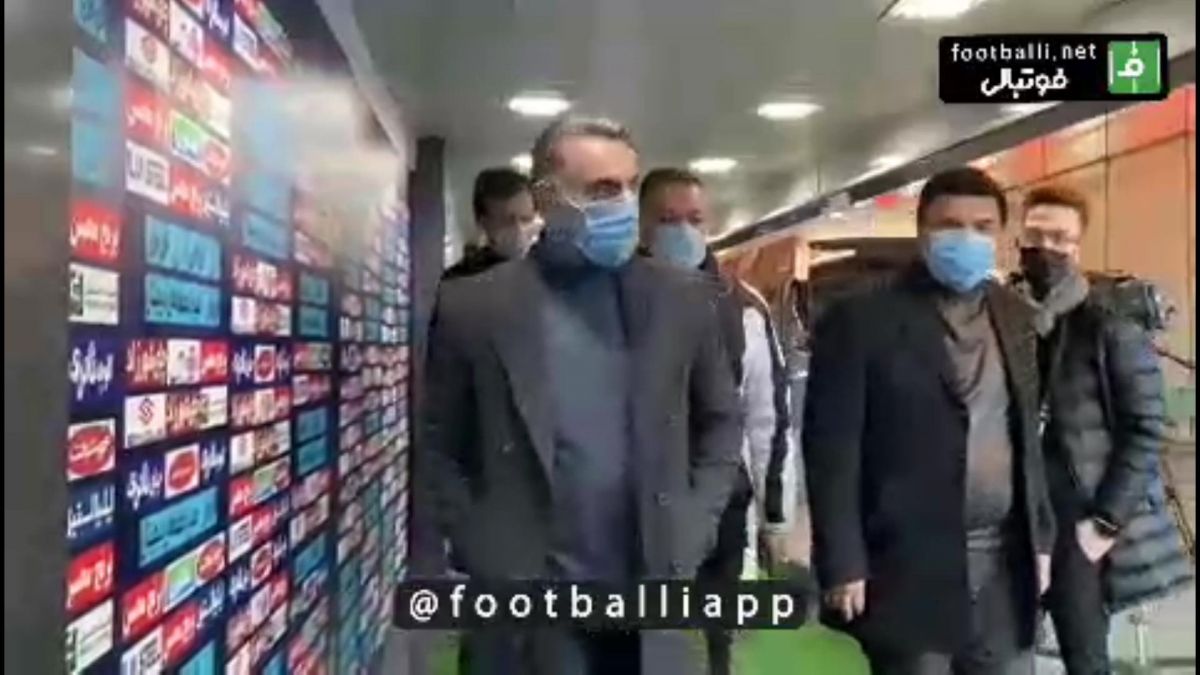 ورود کاروان استقلال و سایپا به ورزشگاه آزادی