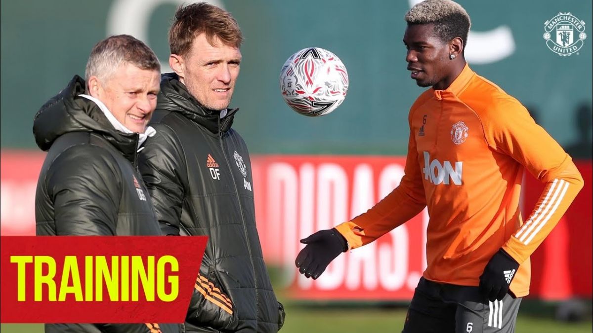 تمرین منچستریونایتد برای تقابل با شفیلد