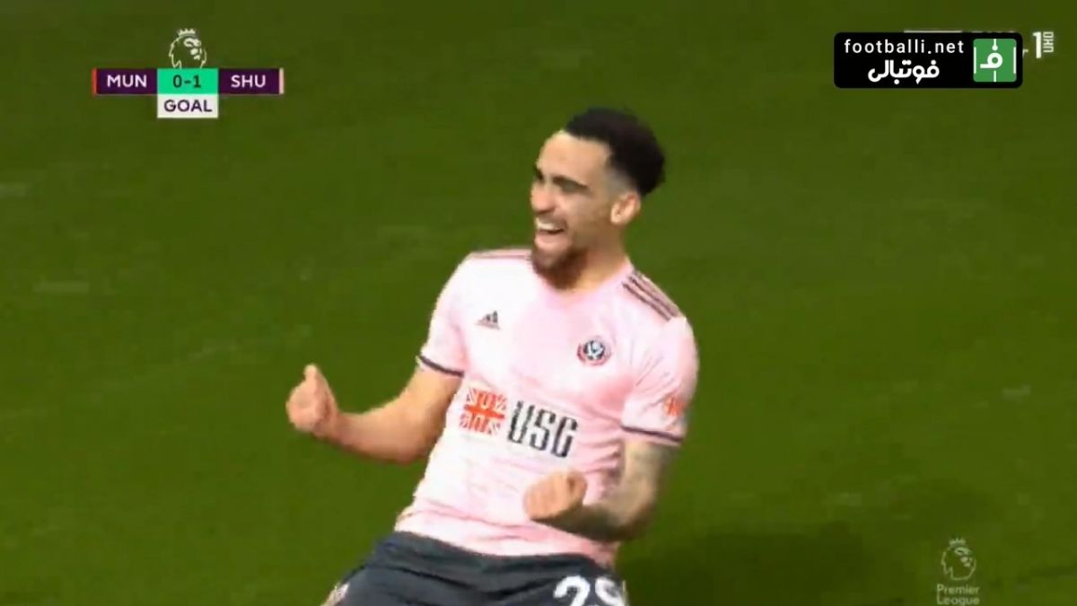 گل اول شفیلدیونایتد به منچستریونایتد (برایان)