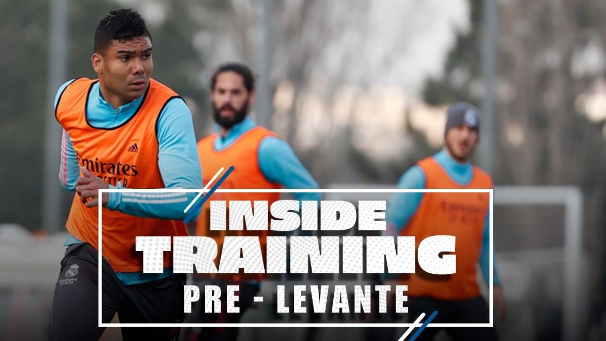 آخرین تمرین رئال مادرید قبل از بازی با لوانته