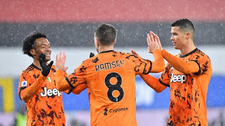 گل دوم یوونتوس به سمپدوریا (رمزی)