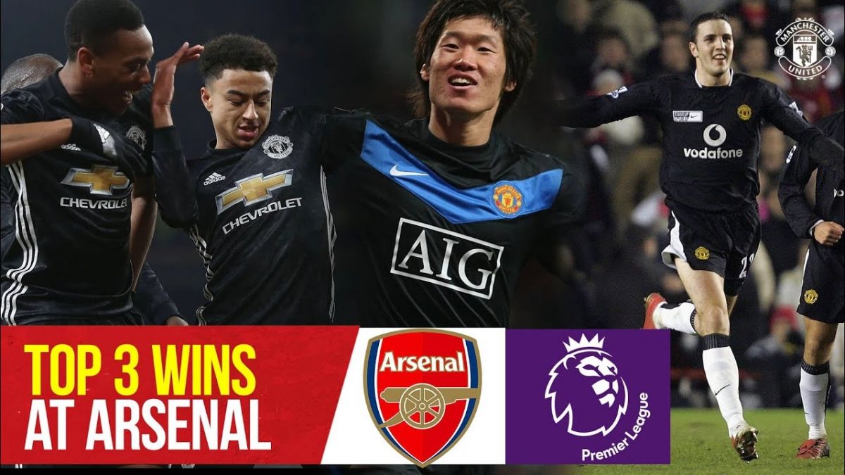 3 برد برتر منچستریونایتد در خانه آرسنال