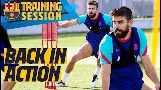 تمرین بارسلونا (14 بهمن)